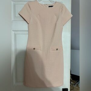 Tommy Hilfiger Blush Textured Mini Dress